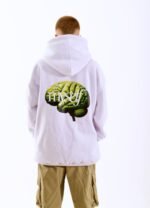 Moletom Hoodie NeuroFlora, Myself Brasil, streetwear floral, moletom urbano, moda casual