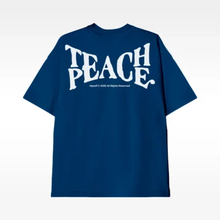 Camiseta Teach Peace Oversized