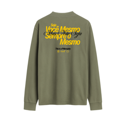 Camiseta Manga Longa Oversized - Philosophy